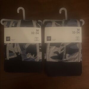 GAP Men's Camouflage Boxer Briefs - Blue and Gray (2 pack)